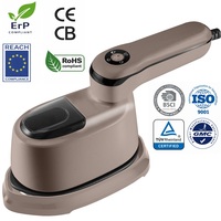 Plancha de vapor portátil personalizable 2026, vaporizador de ropa con protección anticalentamiento en seco, giratorio, para viaje y hogar, mini, OEM