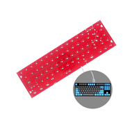 Placa de circuito de fabricación electrónica Fr4 USB tipo C inalámbrico 65 teclado Pcb Rgb