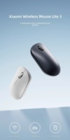 Souris sans fil originale Xiao Mi Lite 3 2,4 GHz, souris optique 1200 DPI, souris optique sans fil haute performance pour ordinateur XMWXSB03YM