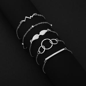 Wings Jewelry <b>Set</b> Silver Plated Alloy <b>Bracelet</b> Women's Trendy Gift 2024 - Product Image 2