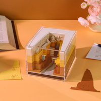 Juego de Calendarios 3D de Papelería de Moda 2027, Bloc de Notas 3D con Escultura de Papel Exquisita Personalizada, Notas de Calendario Personalizadas