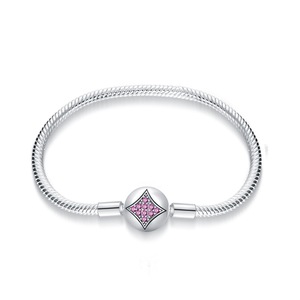 Pulsera con dije de corona de moissanita para niños de Guangdong, abalorio colgante DIY, hoja de arce, chapado en plata, superventas - Product Image 5