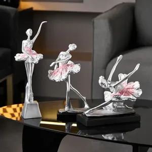 Hecho a mano barato diseño personalizado hogar decorativo resina <span class=keywords><strong>bailarina</strong></span> estatuilla No hay comentarios todavía - Product Image 5