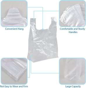 ถุงช้อปปิ้งใสพร้อมหูหิ้ว, ถุงพลาสติกใสสำหรับใส่ของชำ - Product Image 2