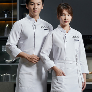 Chemise de mode pour serveurs de restaurant modernes serveuse à manches longues hauts manteaux pour femmes cuisine uniforme <span class=keywords><strong>Chef</strong></span> - Product Image 1