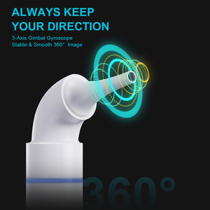 <span class=keywords><strong>Otoscope</strong></span> WiFi 1080P HD avec 6 lumières LED Caméra électrique en plastique pour oreilles et nez pour enfants et adultes-Dispositif médical domestique - Product Image 3