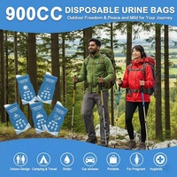 Kantong Urine Sekali Pakai Cetak Khusus 700CC 800CC 900CC Anti Tumpah Tahan Air Film Anti Bocor untuk Kemacetan Lalu Lintas Dukungan Label Pribadi