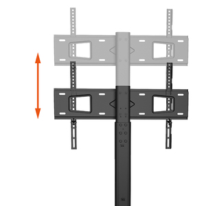 Support TV au sol universel en aluminium réglable en hauteur 600*400mm pour téléviseur 70 pouces - Product Image 3