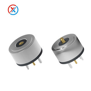 Conector Magnético Circular de 24V para Carga, 2 Pines, Tipo Pogo Pin, Chapado en Oro - Product Image 1