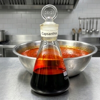 Extrait d'oléorésine de piment comestible, arôme alimentaire, additif, concentration 1%-10%, extrait par solvant pour sauces