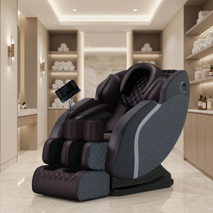 Fauteuil de massage de luxe à gravité zéro pour tout le corps, commande tactile LCD, haut-parleur Bluetooth, mode gravité zéro - Product Image 1