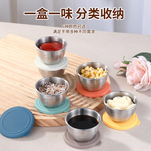 Mini tazón de acero inoxidable marca Bear con tapa para alimentación de bebés y sopa, grado alimenticio 304, seguro para uso doméstico - Product Image 5