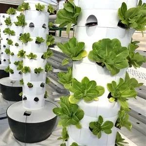 Aeropinic Tower Vertical Planter Tower Aeroponic Growing System Hydroponic Grow Tower