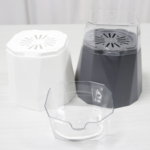 Macetas Duraderas de PP para Jardinería <span class=keywords><strong>en</strong></span> Casa, Estilo Minimalista, Cuadradas, para Suculentas y Rosas, para Balcones o Pisos - Product Image 3