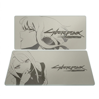 Tapis de souris en verre pour l'Esports, configuration de bureau personnalisée et montages PC haut de gamme avec motif personnalisé 600x300x3mm en stock
