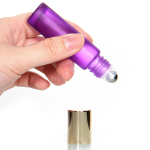 2ml 3ml 5ml 8ml 10ml verre rouleau sur bouteille en gros avec bouchon rond argenté et bille roulante en métal - Product Image 2