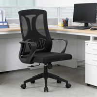 Chaise de bureau ergonomique réglable en maille pour personnel informatique, pivotante, pour conférences