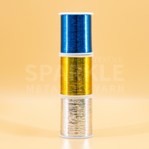 Nhà Sản Xuất Dongyang M Loại Kim Loại Sợi 12 Mic 1/69 100G Hình Nón Nhỏ Chất Lượng Cao Llox Sợi Cho Dệt Thêu - Product Image 5