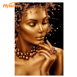 <span class=keywords><strong>Pintura</strong></span> de porcelana de cristal con incrustaciones de diamante, obra de arte de pared exótica, 2023 - Product Image 4