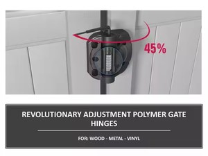 Khóa an toàn ngoài trời cổng cửa sổ bản lề tự nhiên được xử lý chìa khóa màu đen có thể khóa trọng lực chốt một bên kim loại nhựa Vinyl - Product Image 5