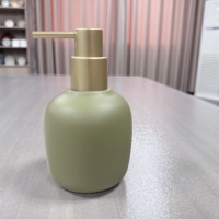 Ensemble d'accessoires de salle de bain en béton vert Porte-savon Maison Hôtel Flacon de lotion Distributeur de savon liquide Articles de salle de bain