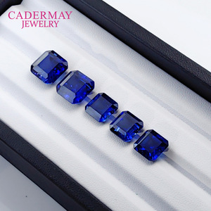 Cadermay Royal Blue Square Zircon Loose Gemstone For Jewelry Making - Product Image 3