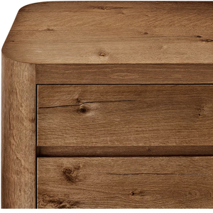 Modern Design <strong>Rustic</strong> Bedroom Solid Wood Multi-functional <strong>Bedside</strong> <strong>Table</strong> with Drawers Oak Nightstand - Product Image 4