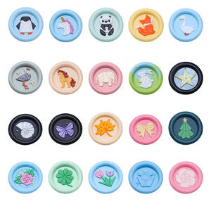 Sello de Cera con Diseño de Pingüino, Robot, Unicornio, Panda y Otros Animales de la Serie Mini Origami de 15 mm, Precio de Fábrica - Product Image 5