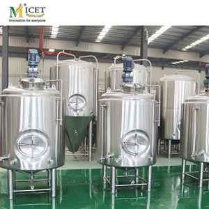 माइक्रोट 1000l 2000l स्टेनलेस स्टील मिश्रण टैंक पेय पदार्थों के साथ मिक्सर रस सोडा पानी भंडारण टैंक - Product Image 4