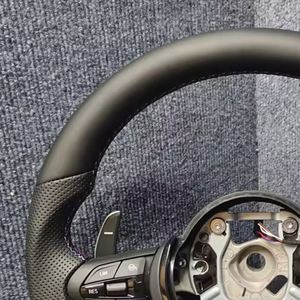 Volante Deportivo de Cuero M para <span class=keywords><strong>BMW</strong></span> F10 F30 F20 F31 F36 X5 M3 M5 M6 F07 F11 F15 F16 F22 <span class=keywords><strong>140i</strong></span> Z4 F32 X3 M Serie F - Product Image 5