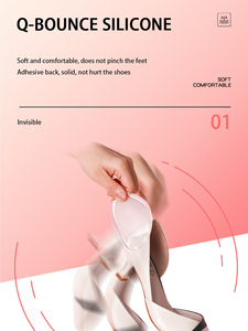 Semelles de sandales en gros/sur mesure, coussinets antidérapants en silicone pour <span class=keywords><strong>semelle</strong></span> avant femme, demi-semelles, coussinets pour talons hauts, MOQ 1 paire - Product Image 4