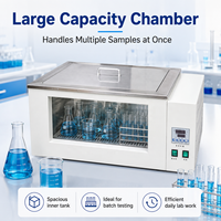 Cenlee HH-40 Dual Window Constant Temperature Water Bath Digital Laboratory Circulating Bath untuk Pengujian Penelitian Kimia.