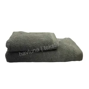 Set di asciugamani da bagno di alta qualità turco % 100 cotone personalizzato colore e Design