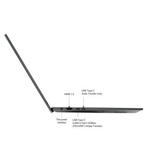 Laptop Gaming AMD Ryzen 5 7 9 R5 R7 R9 Performa Tinggi Perak 2026, Layar 15.6 Inci Tipis Ringan dan Portabel dengan Laptop Pribadi - Product Image 3