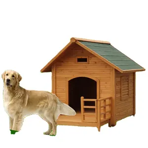 Outdoor wasserdichte Hundehütten zum Verkauf niedlichen Tier Kaninchen Hund Haustier Haus Käfige Produkt kunden spezifische Tanne Holz Garten Katze Hund Käfig