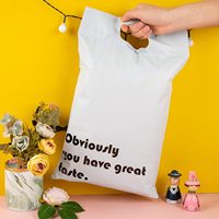 Sac d'expédition en plastique pour sac de vêtements, sacs de courrier en Poly avec poignée, Logo personnalisé