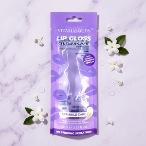 Sacs en plastique personnalisés à trois soudures latérales, pochettes thermosoudées pour emballage de lotion, crème, crème contour des yeux, cosmétiques, brillant à lèvres avec trou de suspension - Product Image 1