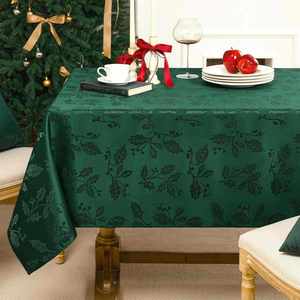 Nappe rectangulaire résistante aux taches, infroissable, en tissu soyeux et doux, nappes de table en satin pour hôtel et mariage - Product Image 1