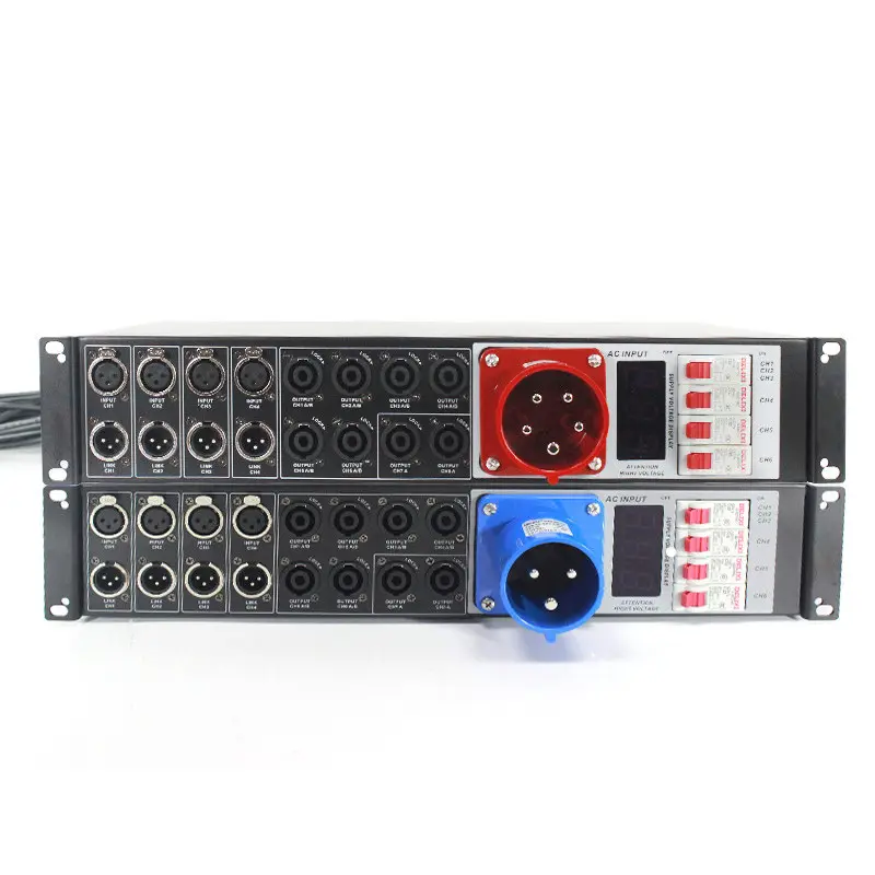 Professional Audio Sound System Controller LAS4+8 5 core 8 Channel Power Distributor Controller