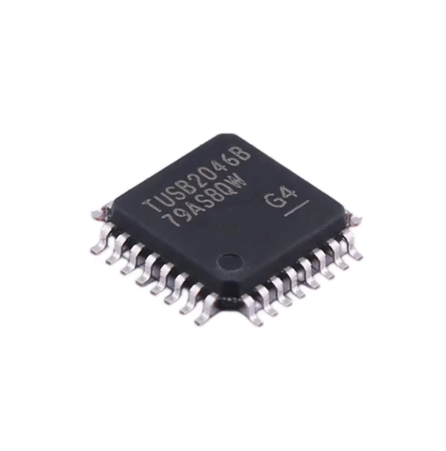 Factory Wholesale TUSB2046 TUSB2046B TUSB2046BVFR LQFP-32 (7x7) EEPROM Interface 4-port USB Hub Interface Controller IC Chip