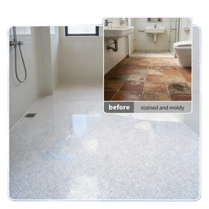 High Gloss Marble Finish Effect Indoor Self-Leveling Epoxy <b>Resin</b> <b>Liquid</b> Paint Waterproof Natural Colored Sand Floor Coating - Product Image 1