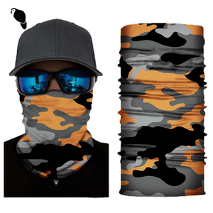 Bandana de tubo sin costuras con diseño de camuflaje, protección solar elástica grande, polaina de cuello refrigerante para exteriores, venta al por mayor - Product Image 5
