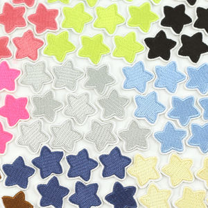 Patch Bordir Bintang Kecil untuk Disetrika 1 Inci Patch Bintang Mini Bordir Tersedia dalam 14 Warna untuk Jaket, Tas, Topi, Pakaian - Product Image 1