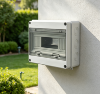 Boîtier de distribution de puissance 100A AC en acier avec disjoncteur, indice de protection IP55, 400V, pour panneau de commande intérieur/extérieur