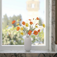 MW01421 Fleur artificielle réaliste en EVA, lys calla à tige unique, pour la maison, Thanksgiving, la remise des diplômes, les arrangements de mariage