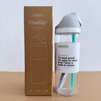 Bouteille d'eau réutilisable anti-fuite de 32 oz, en Tritan de qualité alimentaire, sans BPA, en plastique, pour le sport, gourde isotherme