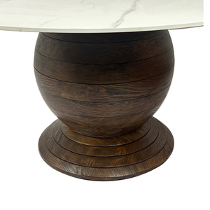 Muebles de comedor Mesas de comedor redondas de mármol de gran tamaño giratorio de gama alta con <span class=keywords><strong>Lazy</strong></span> <span class=keywords><strong>Susan</strong></span> - Product Image 4