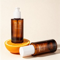 Flacon pulvérisateur à brume fine en verre ambré pour cosmétiques et toniques, 100ml, 120ml, 150ml, flacon pour spray d'ambiance et brume d'oreiller avec bouchon blanc
