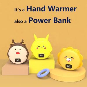 Calentador de Manos Recargable Portátil de Doble Cara con Pantalla Digital y Banco de Energía de 5000 mAh para Mujeres, Bebés y Niños - Product Image 3