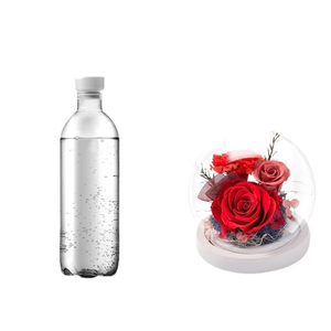 Tanabata Valentine's Day Gift Eternal Life Bouquet Red Rose Glass Cover Decoration Gift <b>Box</b> Dust Cover Simulation <b>Flower</b> - Product Image 5